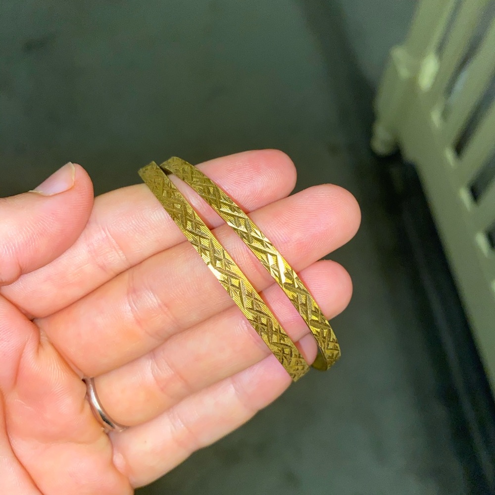 REAL GOLD bangles